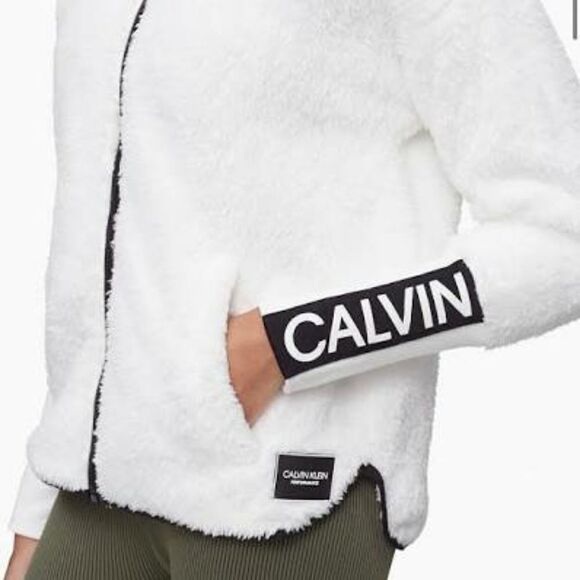 Calvin Klein Performance Sherpa Jacket - Picture 2 of 13